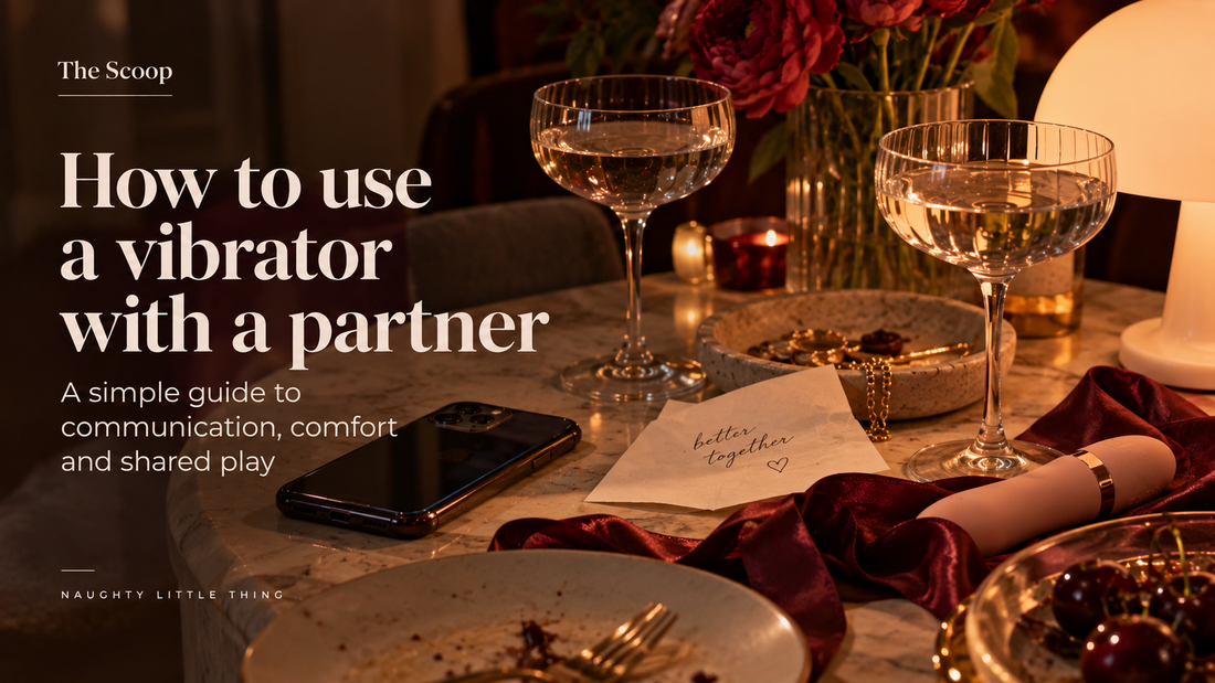 How to use a vibrator with a partner - communication and shared play guide | Naughty Little Thing