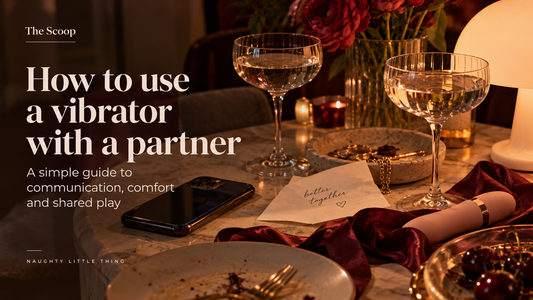 How to use a vibrator with a partner - communication and shared play guide | Naughty Little Thing